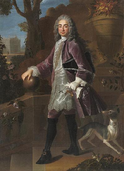 Robert Gabriel Gence Portrait of Elie de Beaumont oil painting image
